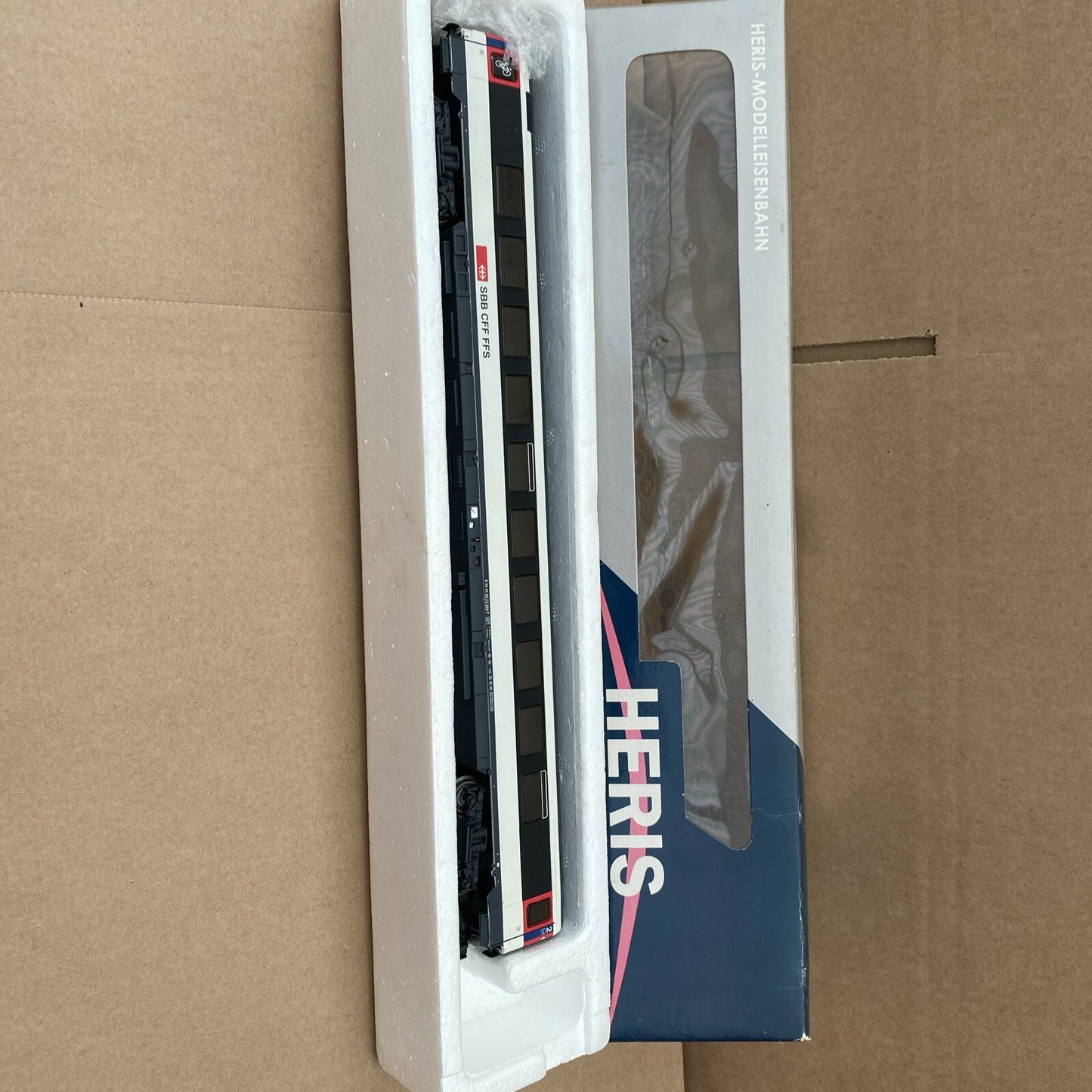 Heris 13027 H0 DC IC high-capacity wagon Bpm of the SBB OVP (HBE091) Brand NEW
