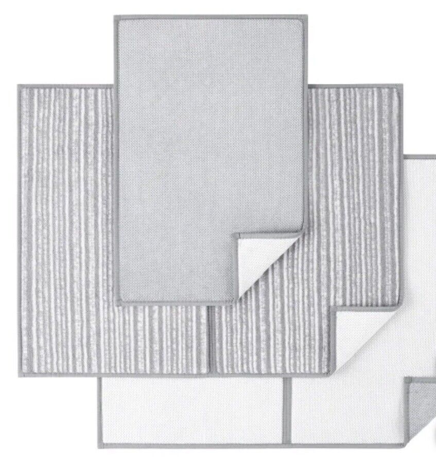Dish Drying Mat Set, 3-pack