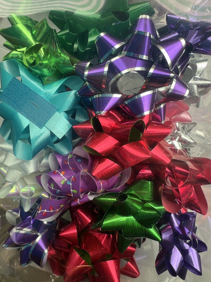 Kirkland Signature Christmas Gift Bows in Bright Colours - 50 Pack Costco