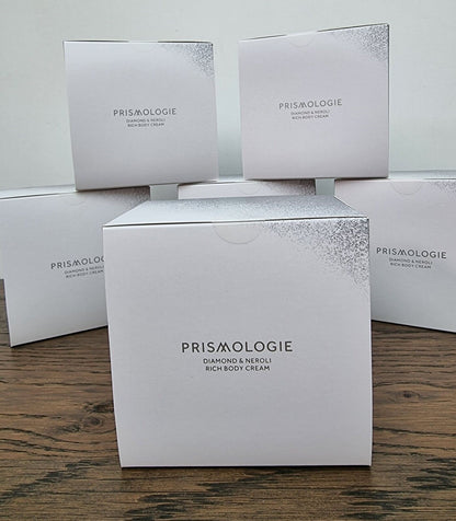 Prismologie Diamond & Neroli Rich Body Cream, 200ml / Made in England