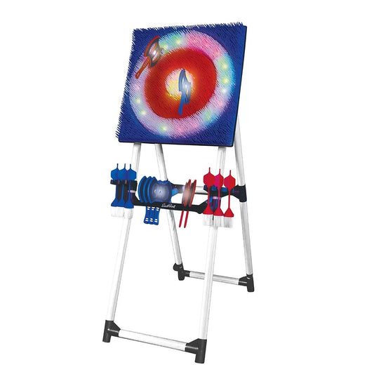 Eastpoint Light Up Axe Throw Set with 8 Safety Axes & 6 Throwing Darts Game *