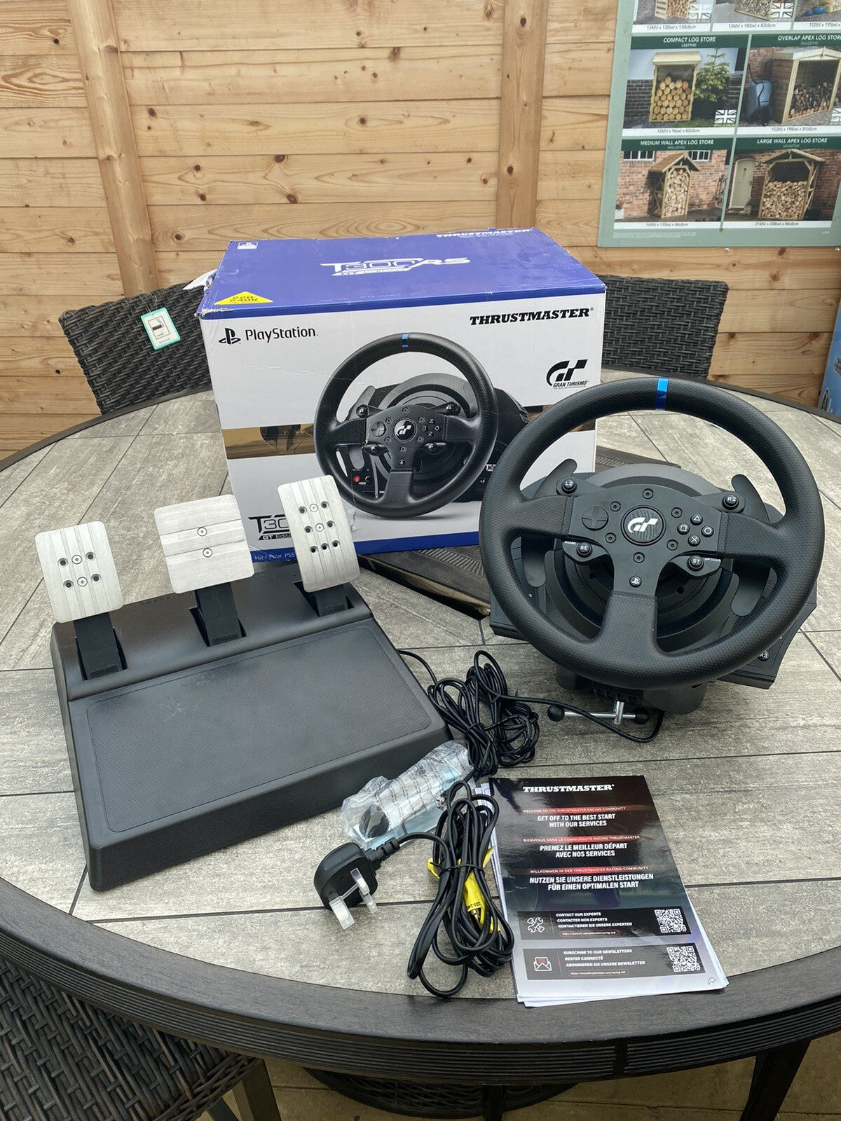T-300 Thrustmaster Gaming Steering Wheel, PC, PS4 PS5