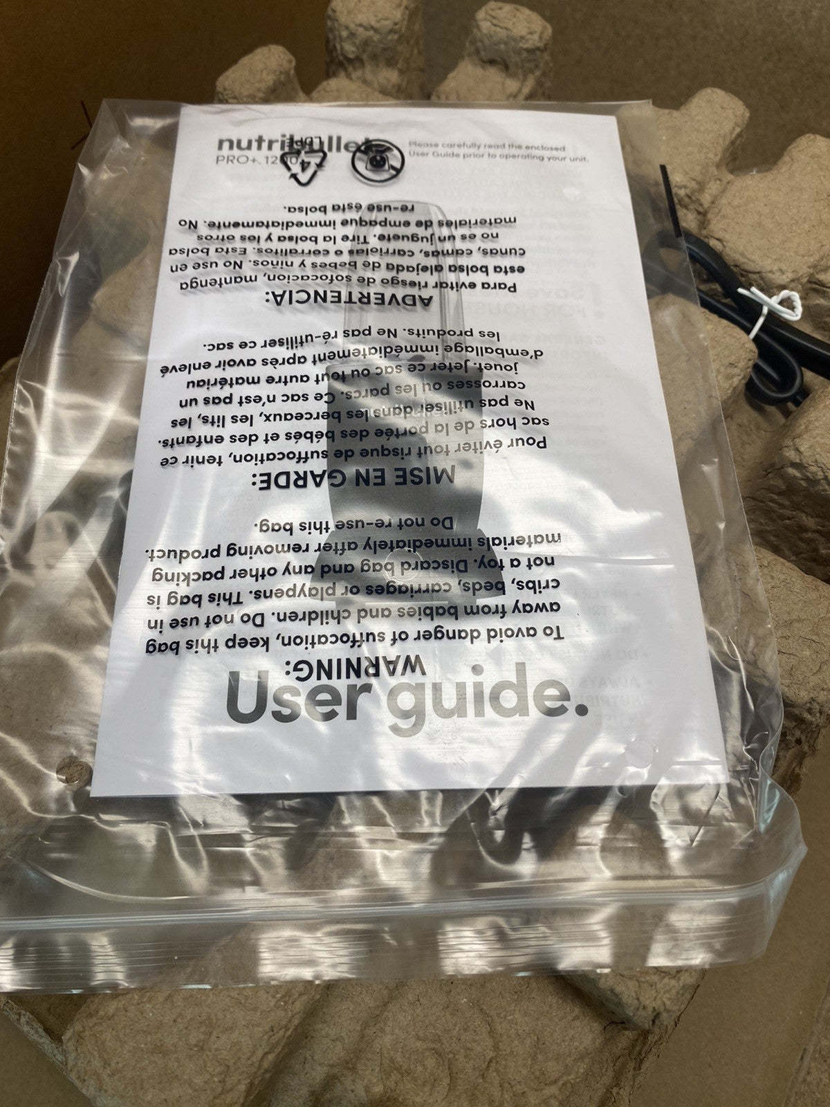 NutriBullet Blender 1200 Pro+  New, Box Damaged
