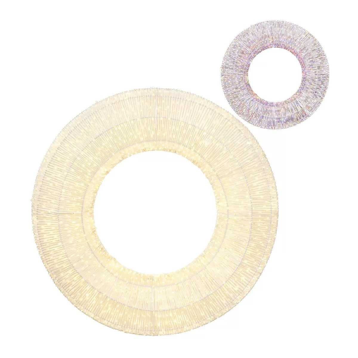 28 Inch Wreath with 1900 LED Lights