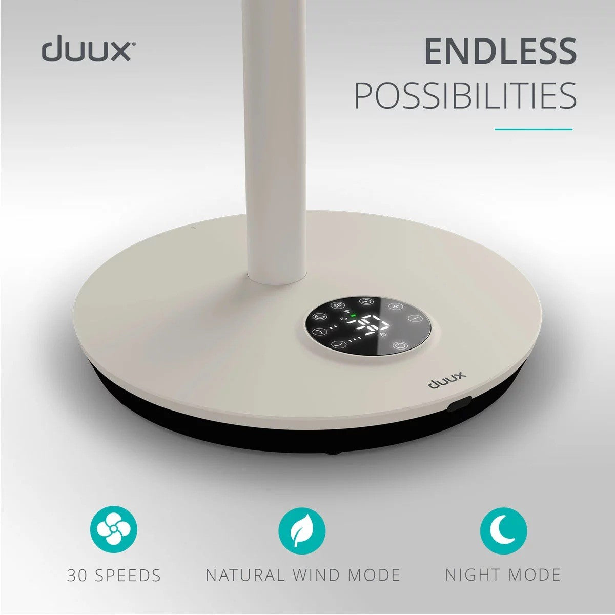 Duux Whisper Flex 2 Smart Fan in Stone DXCF104UK