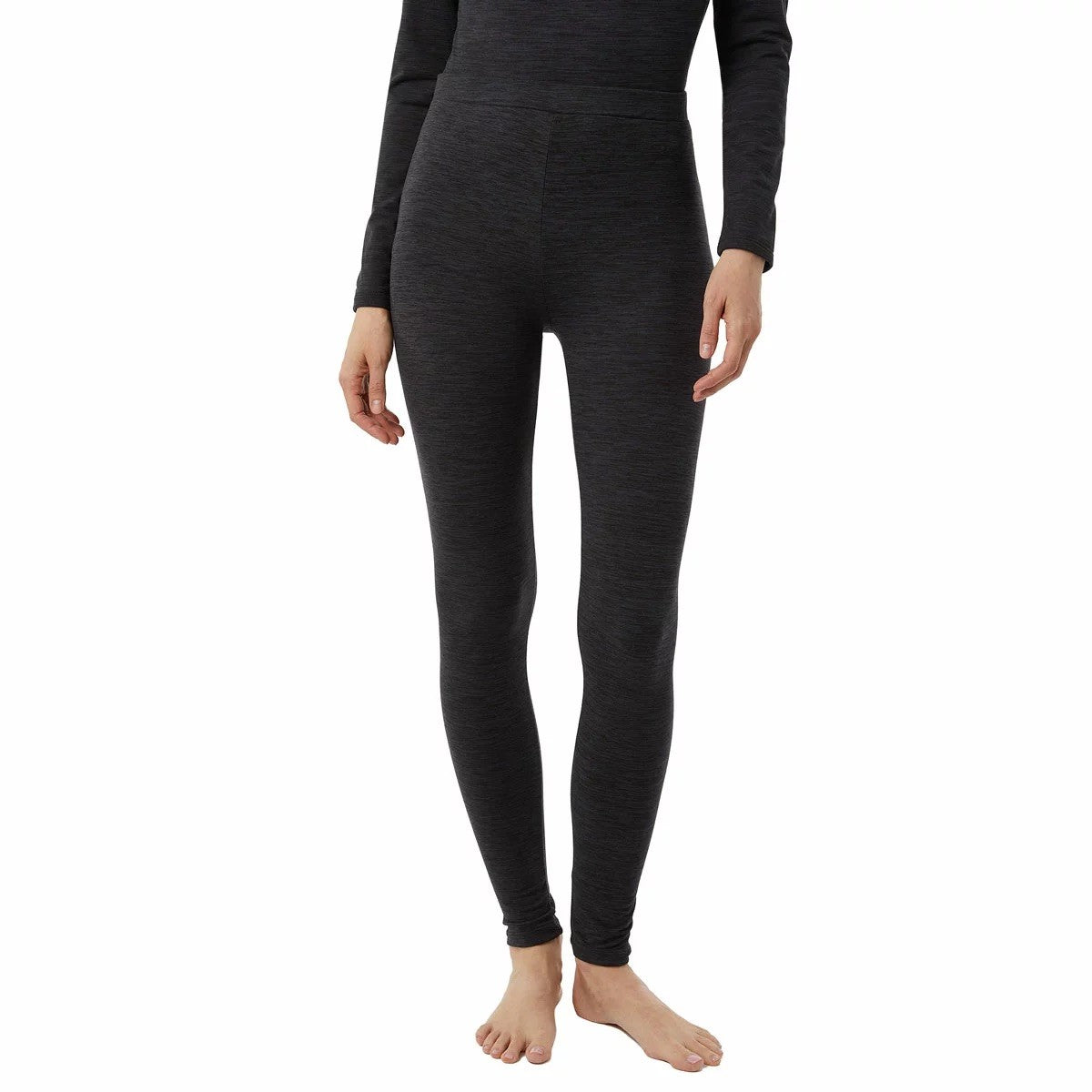 32 Degrees Heat Neo Plush Base Layer Legging 2 Pack In Black, Medium