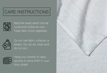 Grandeur 100% Hygro Cotton Bath Sheets, Pack of 2 in White