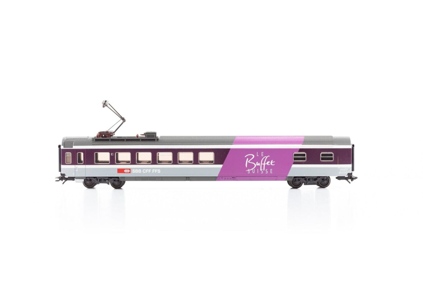 Märklin 4125 HO SBB le Suisse Buffet Purple with original box