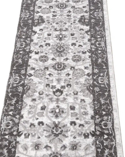 Henley Area Rug, Edmont Grey, 66 cm x 244 cm