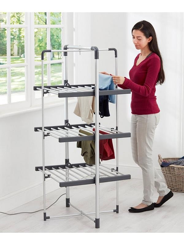 Black & Decker 3 Tier Heated Clothes Airer
