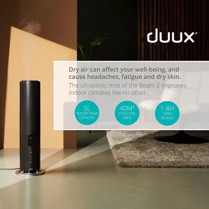 DUUX Beam Ultrasonic Humidifier in Black, DXHU10UK