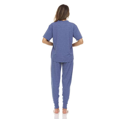 Flora Nikrooz Women's 3 Piece Lounge Set in Blue Size Small