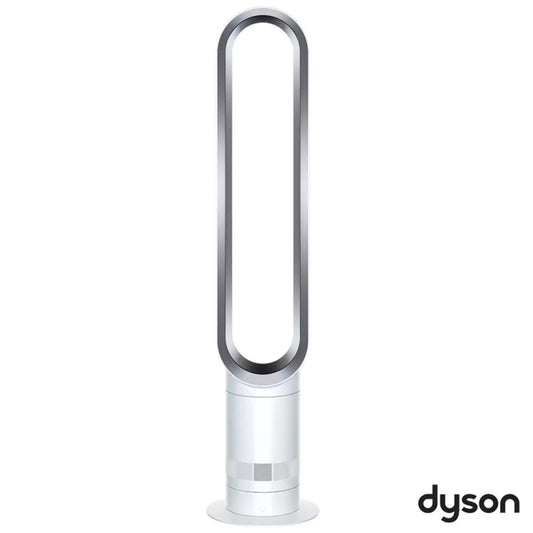 Dyson AM07 56W 10 Speed Tower Fan - White/Silver Luxury