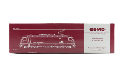 Bemo 1259 117 Electric locomotive BR Ge 4/4 III 647 RhB "Capito" Yellow New