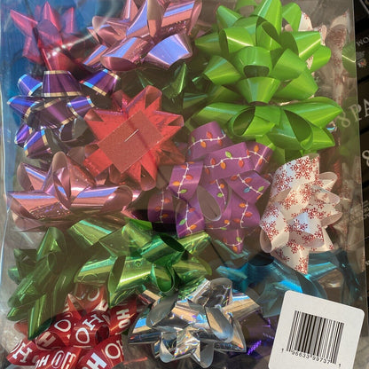 Kirkland Signature Christmas Gift Bows in Bright Colours - 50 Pack Costco