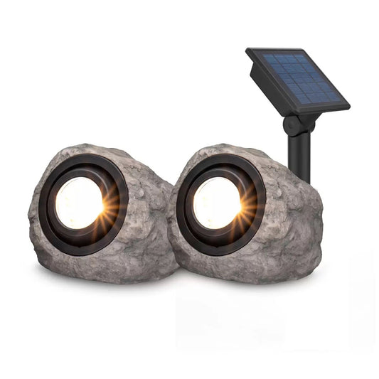 Koda Solar LED Rock Spotlights, 2 Pack New