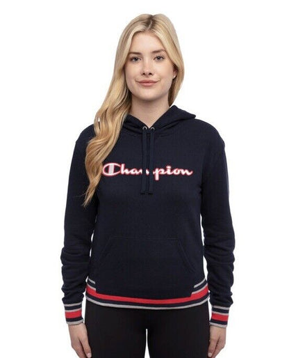 Champion Women’s Pullover Hoody in Navy Size XXL