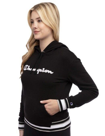 Champion Genuine Women’s Pullover Hoody in Black Size: XXL