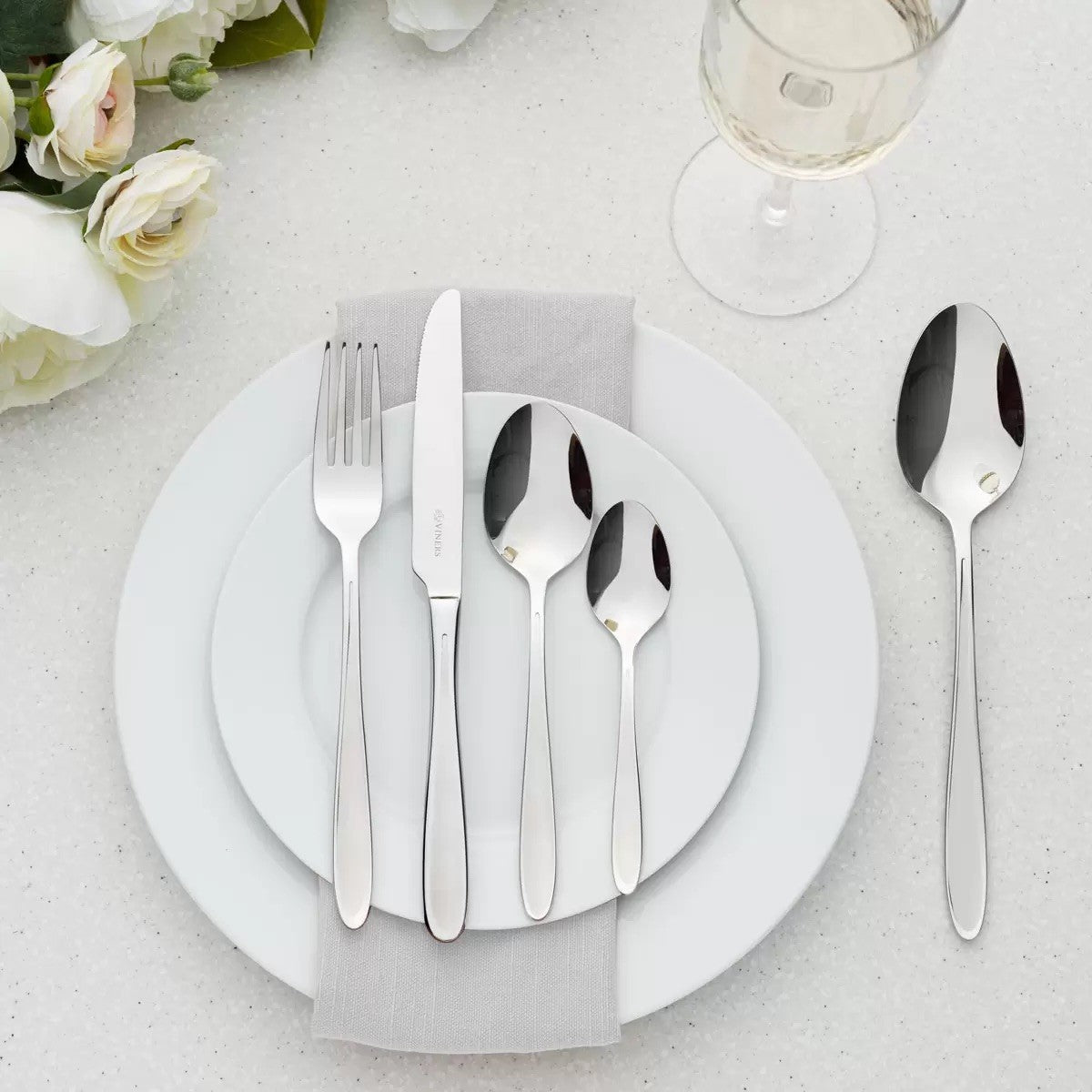 Viners 18/10 Stainless Steel Cutlery Set, 34 Piece