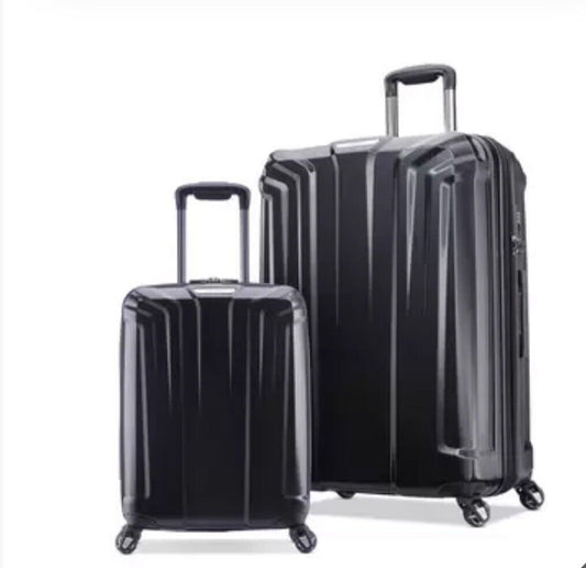 Samsonite Endure 2 Piece Hardside Luggage Set in Black