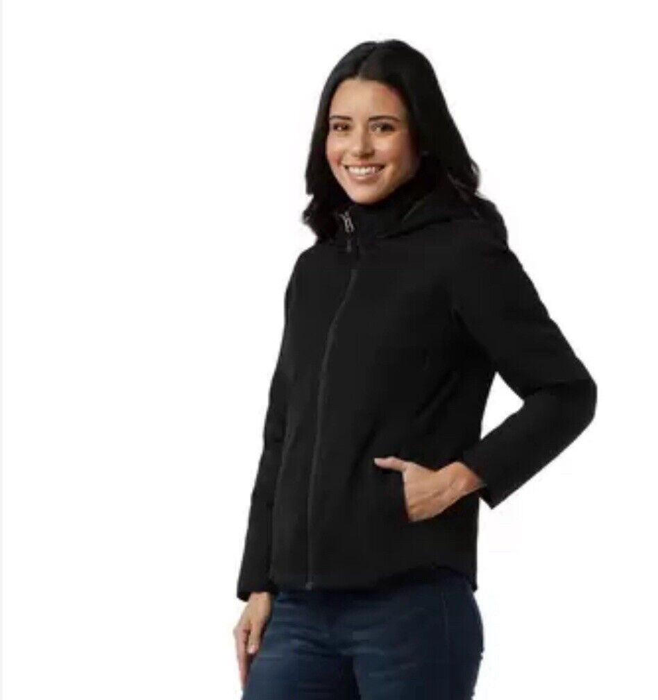 32 Degrees Ladies Soft Tech Short Jacket in Black