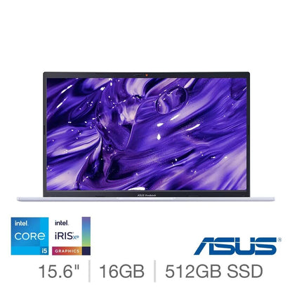 ASUS Vivobook Laptop 15.6”, Intel Core i5, 16GB RAM, 512GB SSD, X1502ZA-BQ556W
