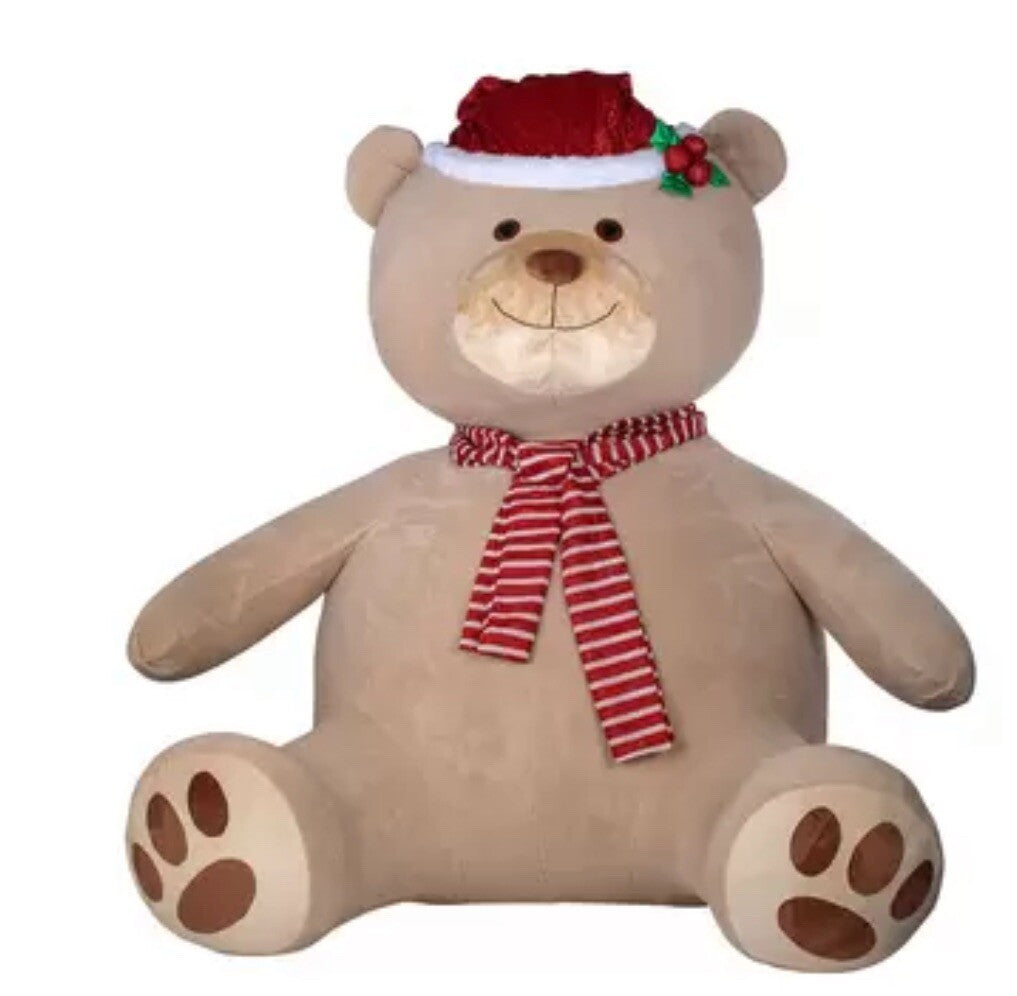 Inflatable Big Teddy Bear Christmas 8ft (2.4m with 192 LED Lights Outdoor Indoor
