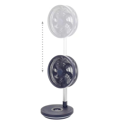 NSA Ultimate Folding-Away Fan with Remote Control, Midnight Blue