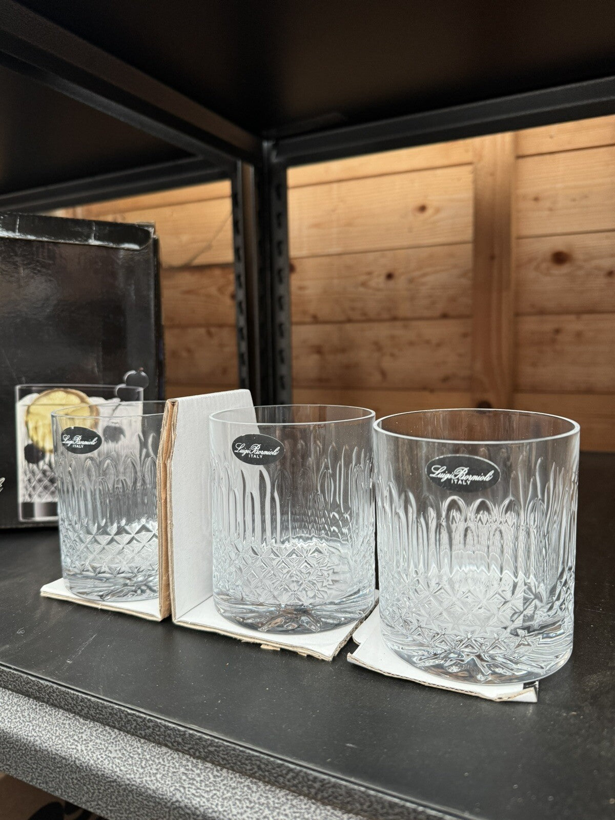 Luigi Bormioli Diamante DOF Glasses Durable Dishwasher Safe - 3 Pack - 380ml