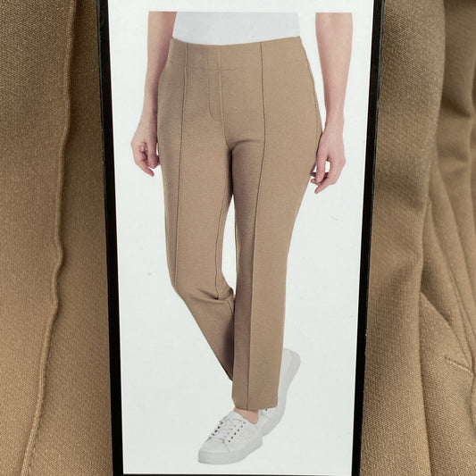 Hilary Radley Ladies Comfort fit Slim Leg Stretch Pull On Pant Camel S M L XL