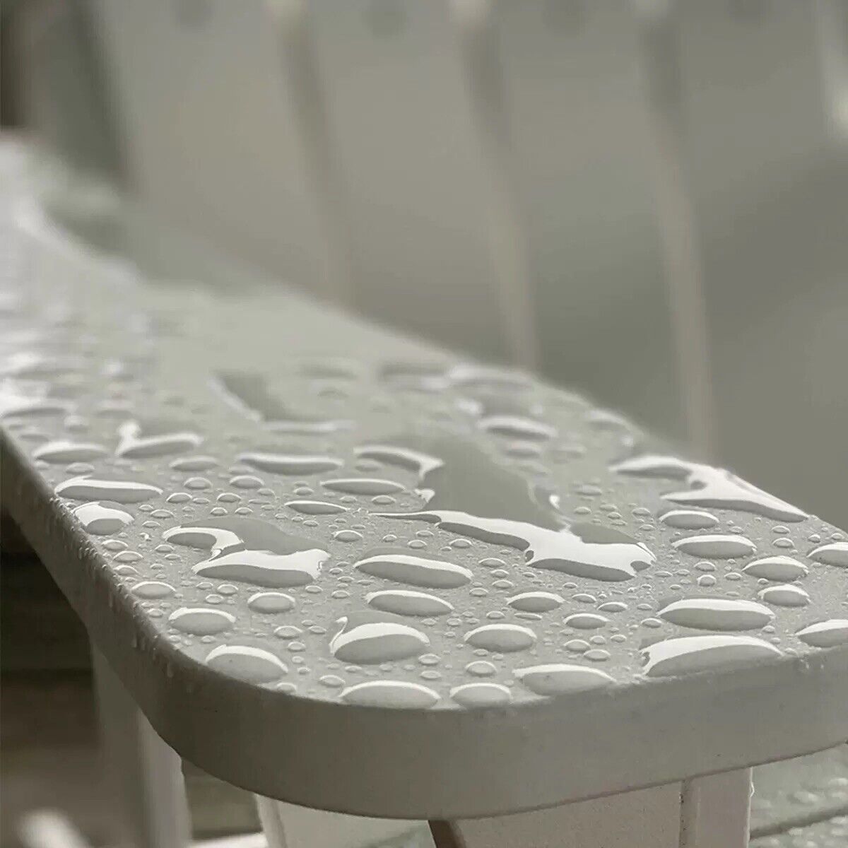 Leisure Line Adirondack Faux Wood Garden Chair in Grey- See Description**