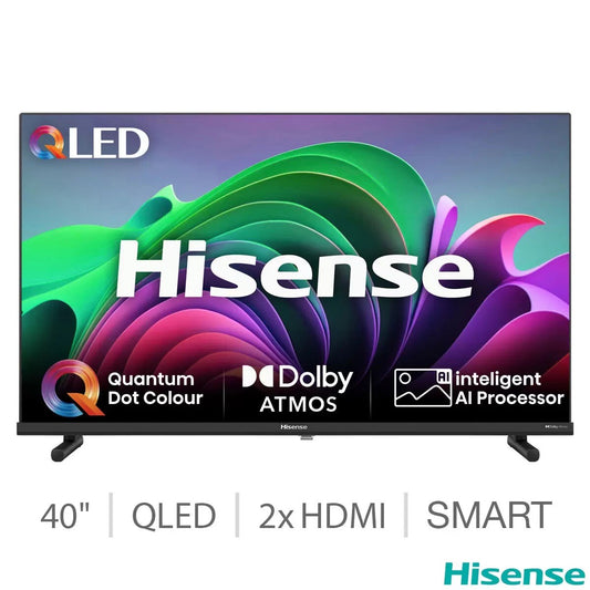 Hisense 40E5NQTUK 40 Inch QLED Smart TV- *New, Box Opened*
