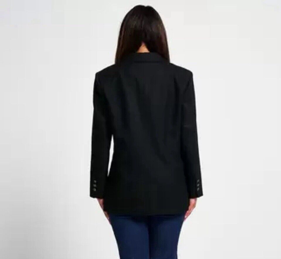 Elle Ladies Blazer In Black Size 10