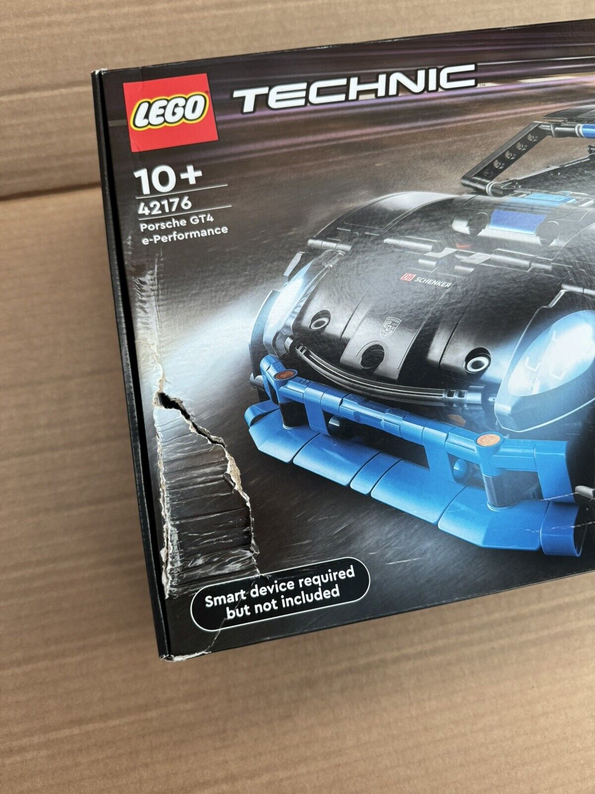 LEGO Technic: Porsche GT4 e-Performance Race Car (42176) Box Slightly Damaged