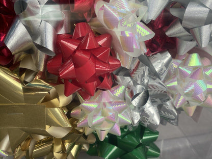 Costco Christmas Gift Bows in Traditional Colours - 50 Pack Kirkland Signature