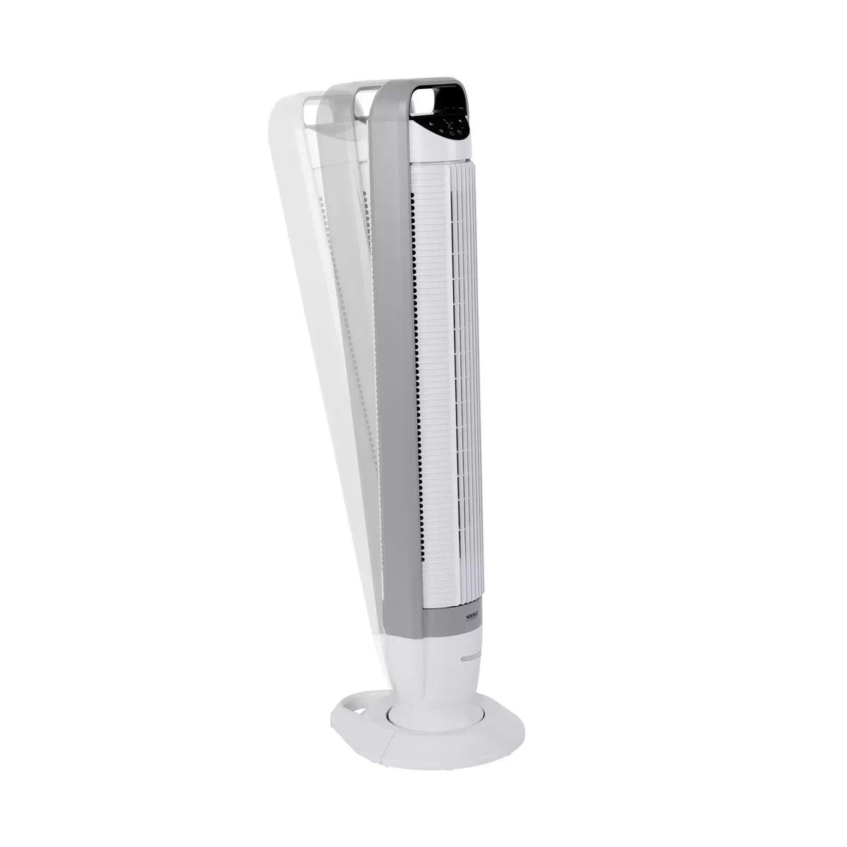 Seville Ultra Slimline Tower Fan with Night Light in White EHF10142