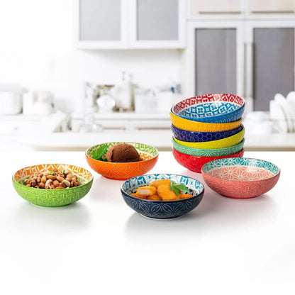 8 Beautiful & Colourful Artisan, Bowls - Homeware, Kitchen, Dining, Christmas