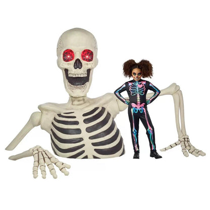 COSTCO Halloween 5ft (1.6m) Giant Ground Breaker Skeleton with Lights