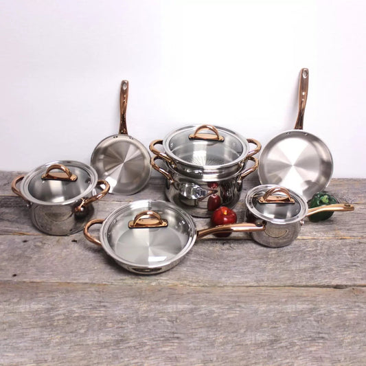 BergHOFF Ouro Gold 11 Piece Cookware Set