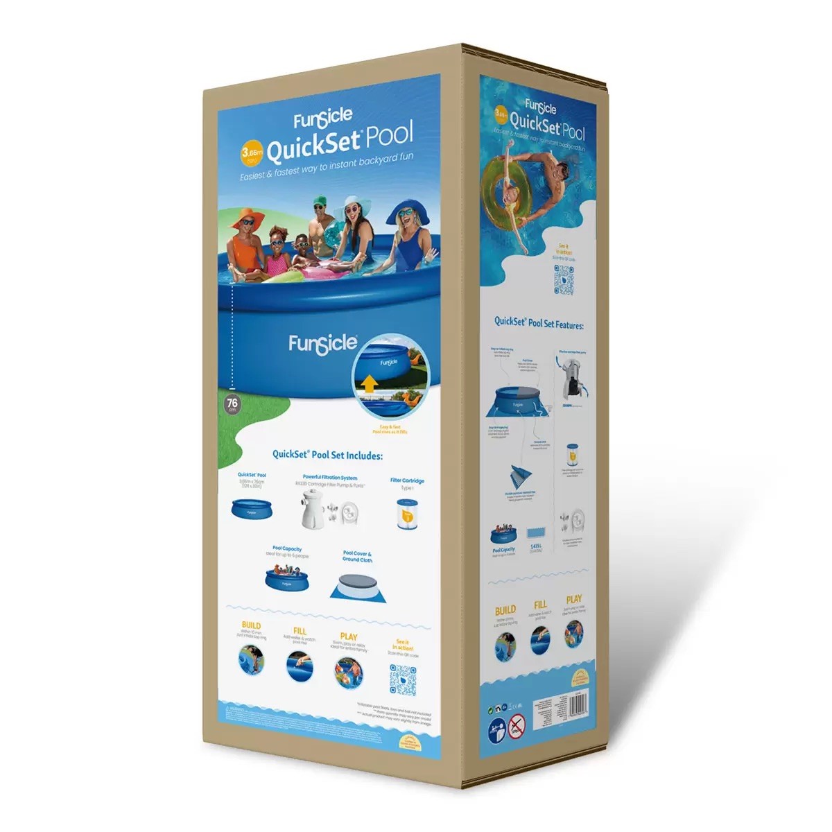 FunSicle 12ft (3.6m) QuickSet Pool