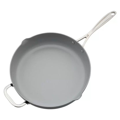 Henckels Hard Anodised Ceramic Saute Pan, 4.7L