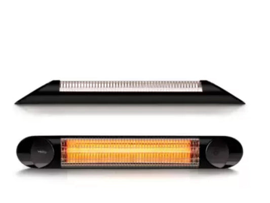 Veito Blade S2500 Indoor And Outdoor Carbon Infrared Heater In Black