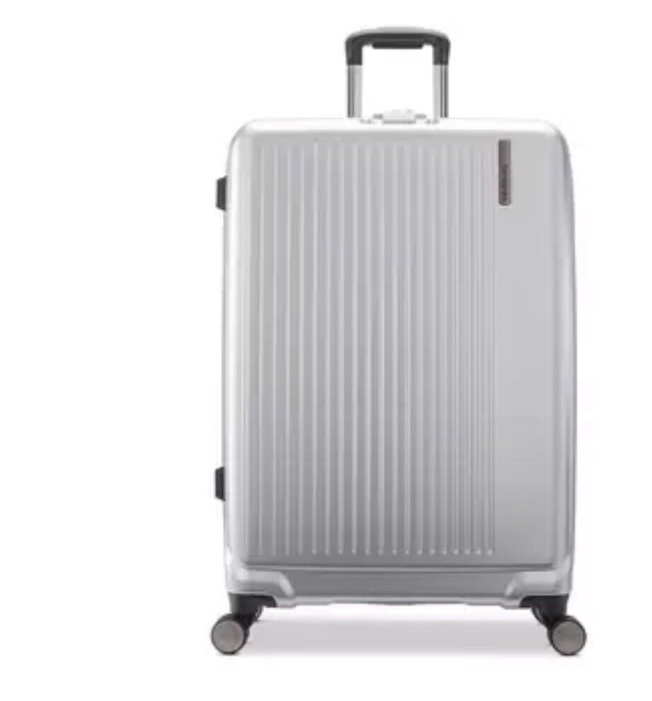 Samsonite Amplitude Large Hardside Case in Silver Suitcase