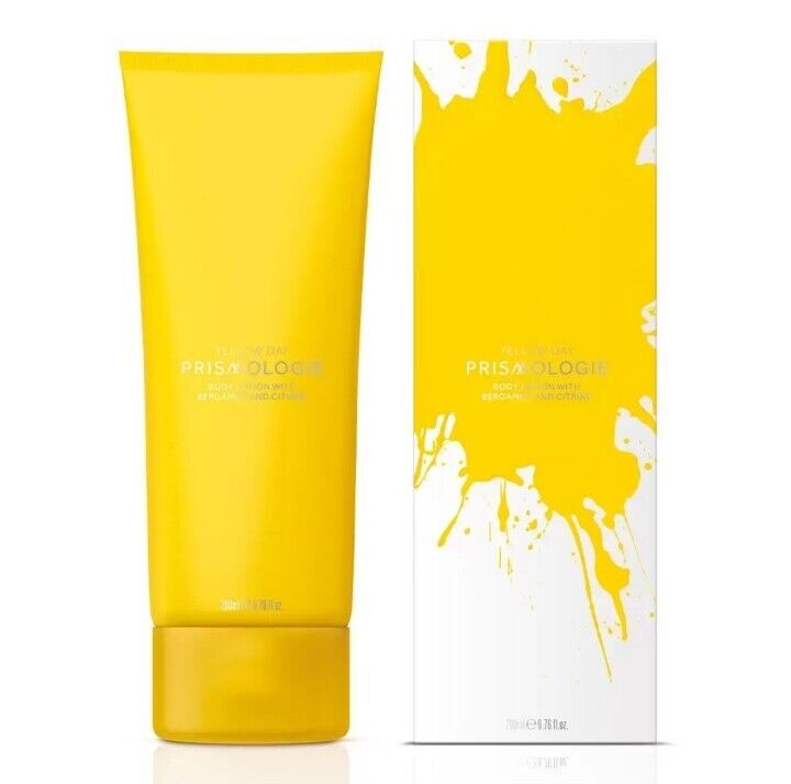 6 x 200ml Prismologie Body Lotion Yellow Day Bergamot & Citrine Skincare Vegan