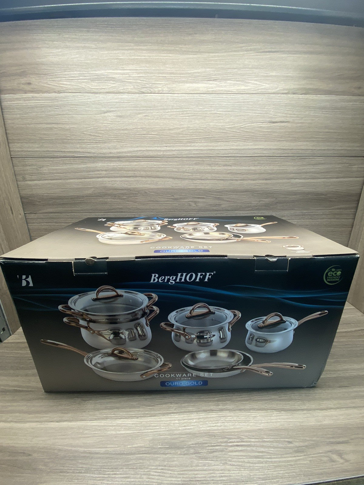 BergHOFF Ouro Gold 11 Piece Cookware Set