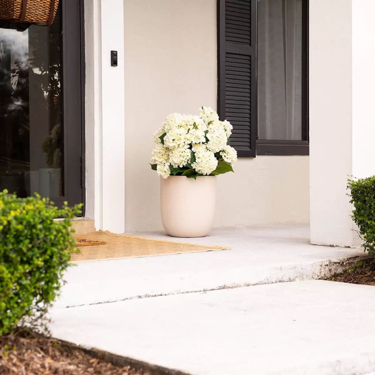 Artificial Hydrangea in Planter, New + Free Delivery