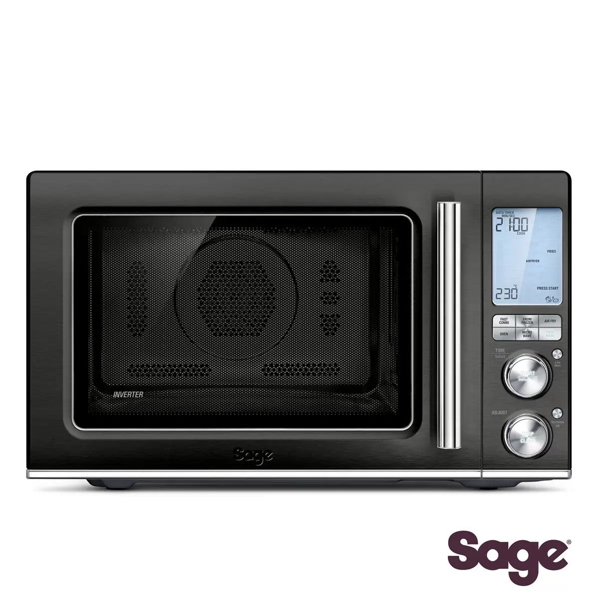 Sage The Combi Wave 3 in 1 Microwave in Black Stainless Steel SM0870BST4GUK1
