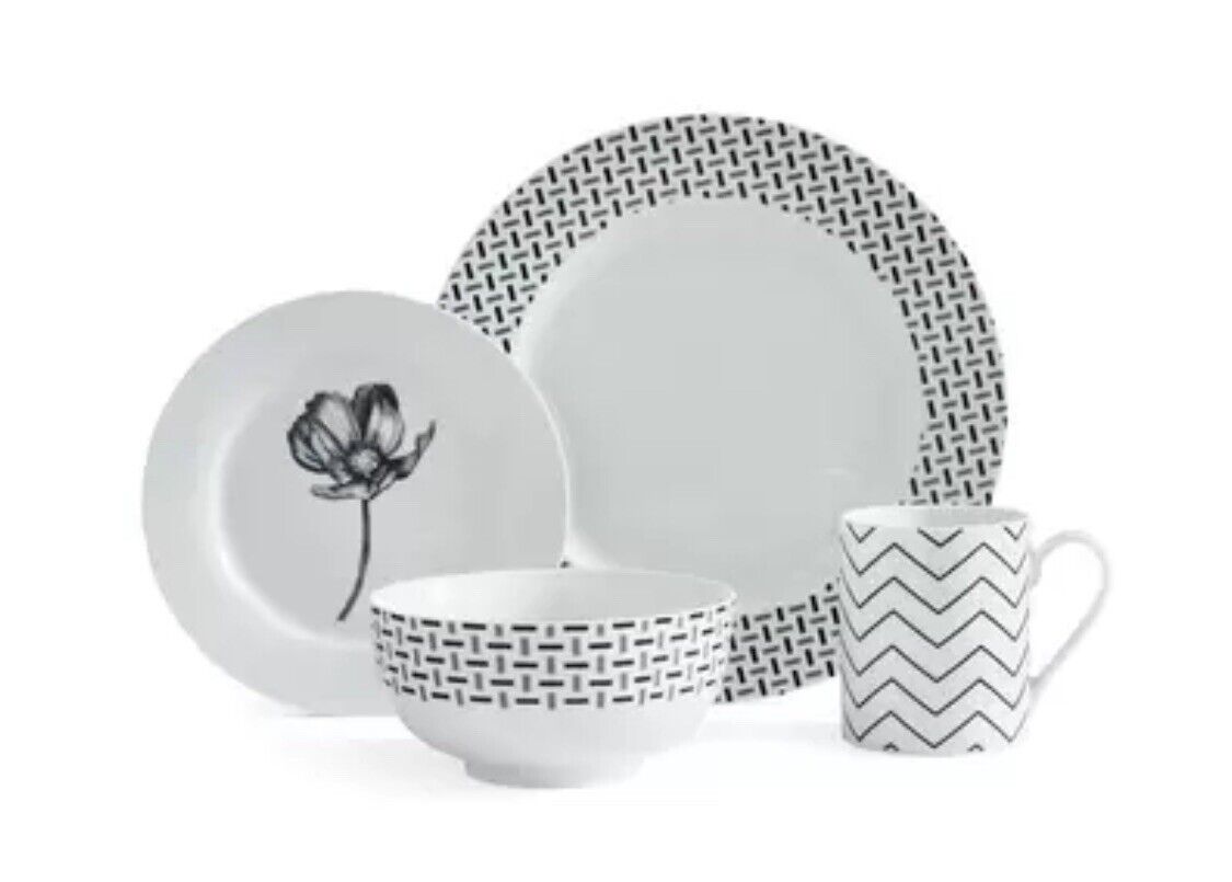 Portmeirion Dinner Set Home Stella 16 Piece