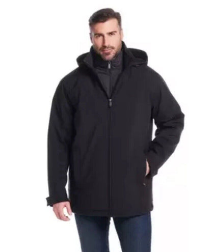 Weatherproof Men's Ultra Tech Flextech Jacket in Black, M