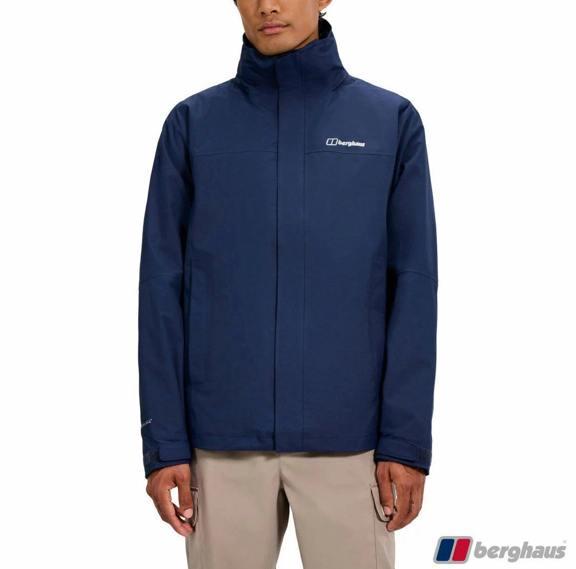 Berghaus RG Alpha Men's Waterproof Outdoor Jacket - Blue Size Large